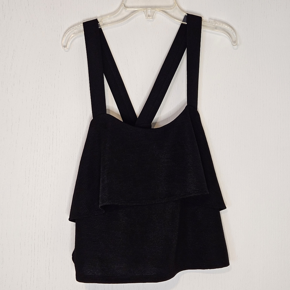Madewell Texture And Thread Tiered Tank Top - image 1